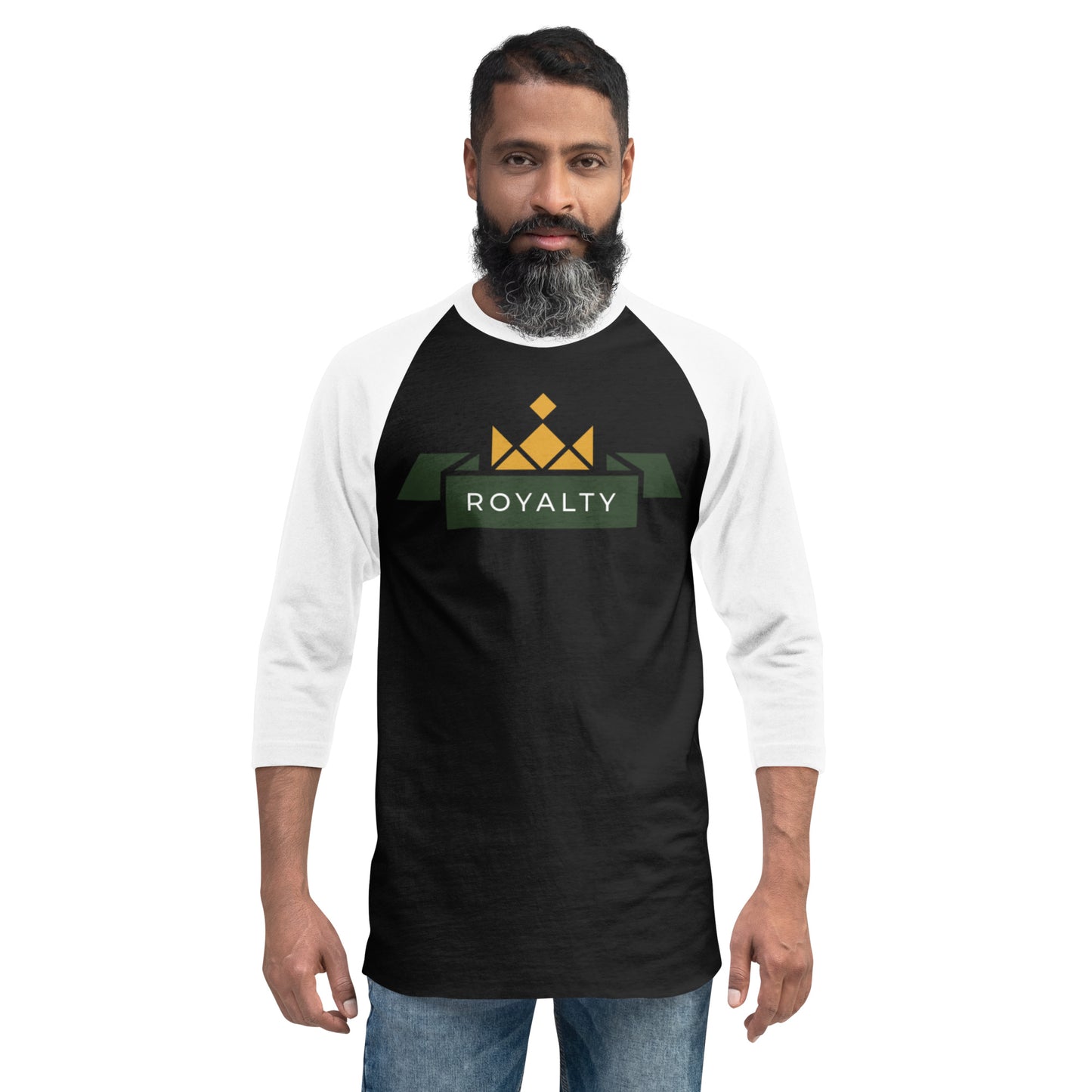 ROYALTY BY XCLUSIF POETIX 3/4 sleeve raglan shirt