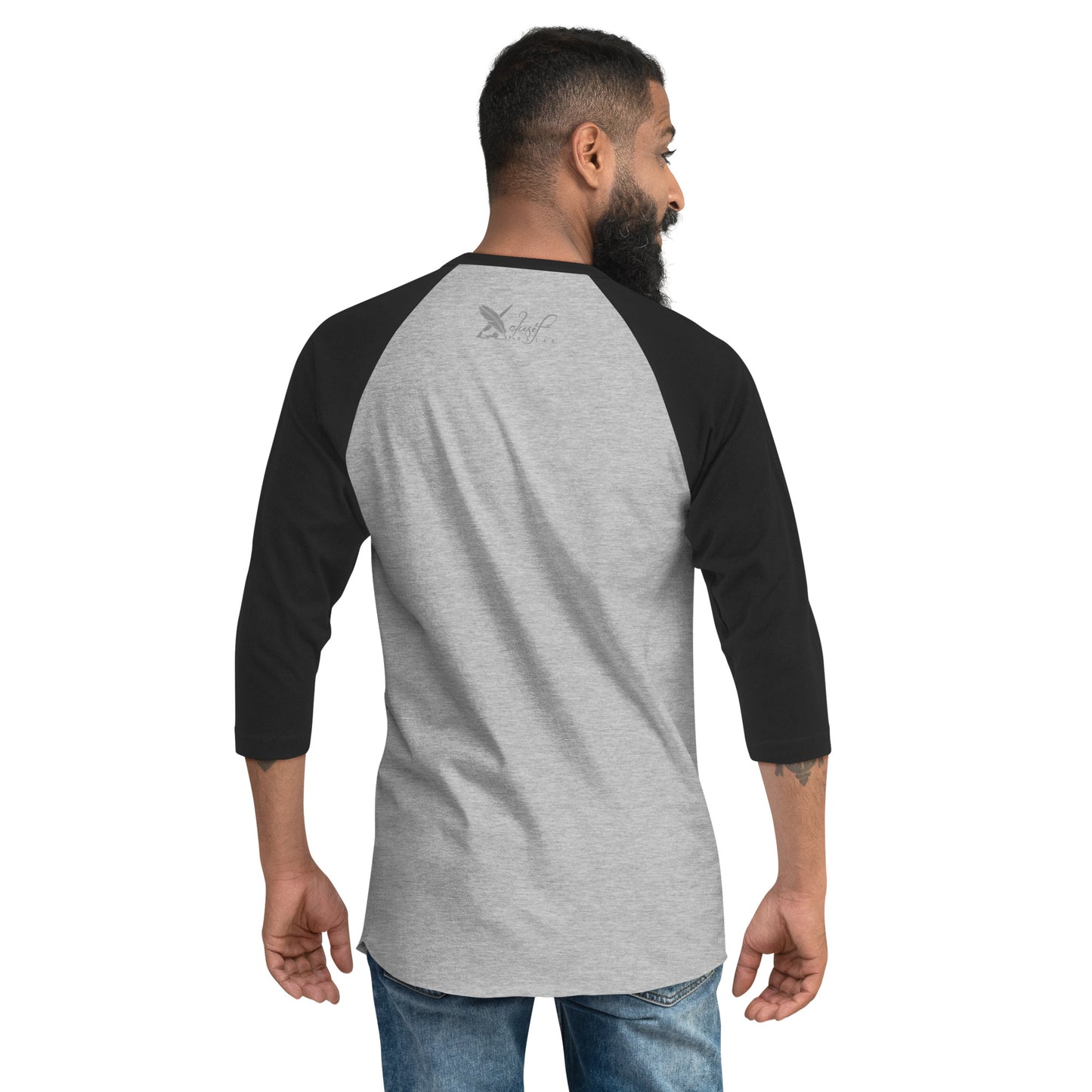 "SHINE BRIGHT LIKE A DIAMOND" BY XCLUSIF POETIX 3/4 sleeve raglan shirt