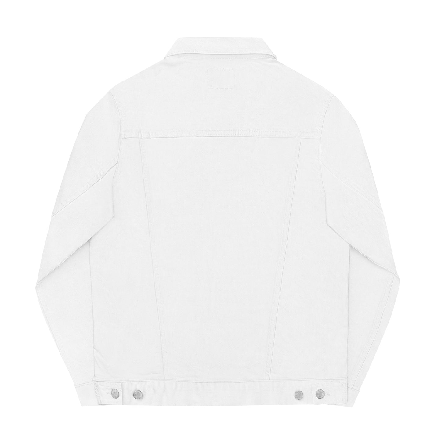 XCLUSIF POETIX WHITE LOGO Unisex denim jacket