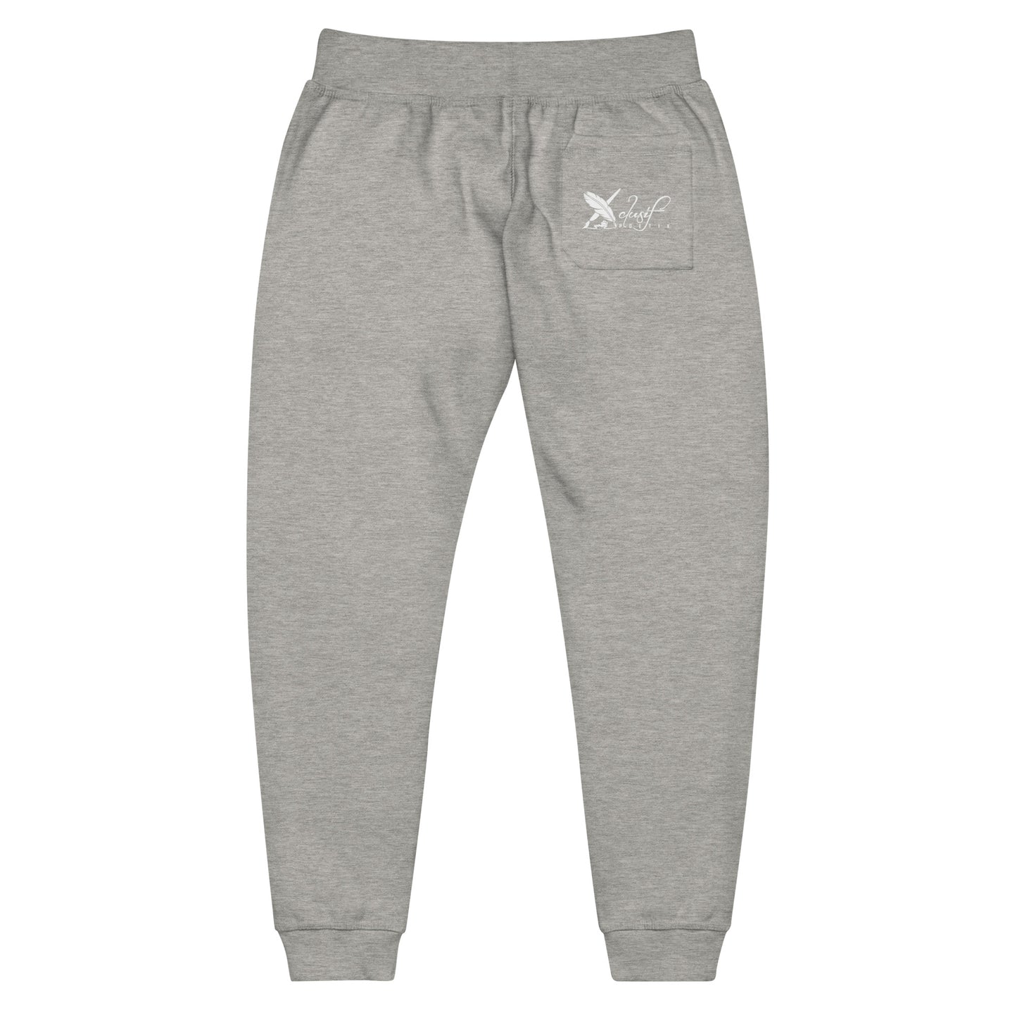 XCLUSIF POETIX WHITE LOGO Unisex fleece sweatpants