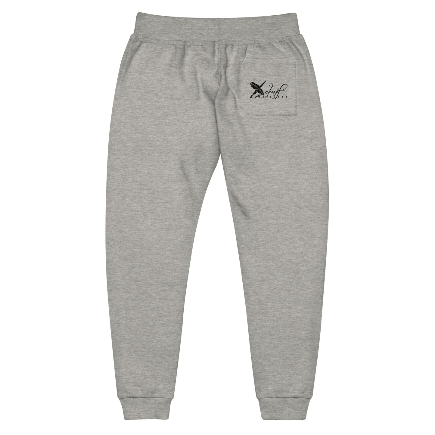 XCLUSIF POETIX BLACK LOGO Unisex fleece sweatpants