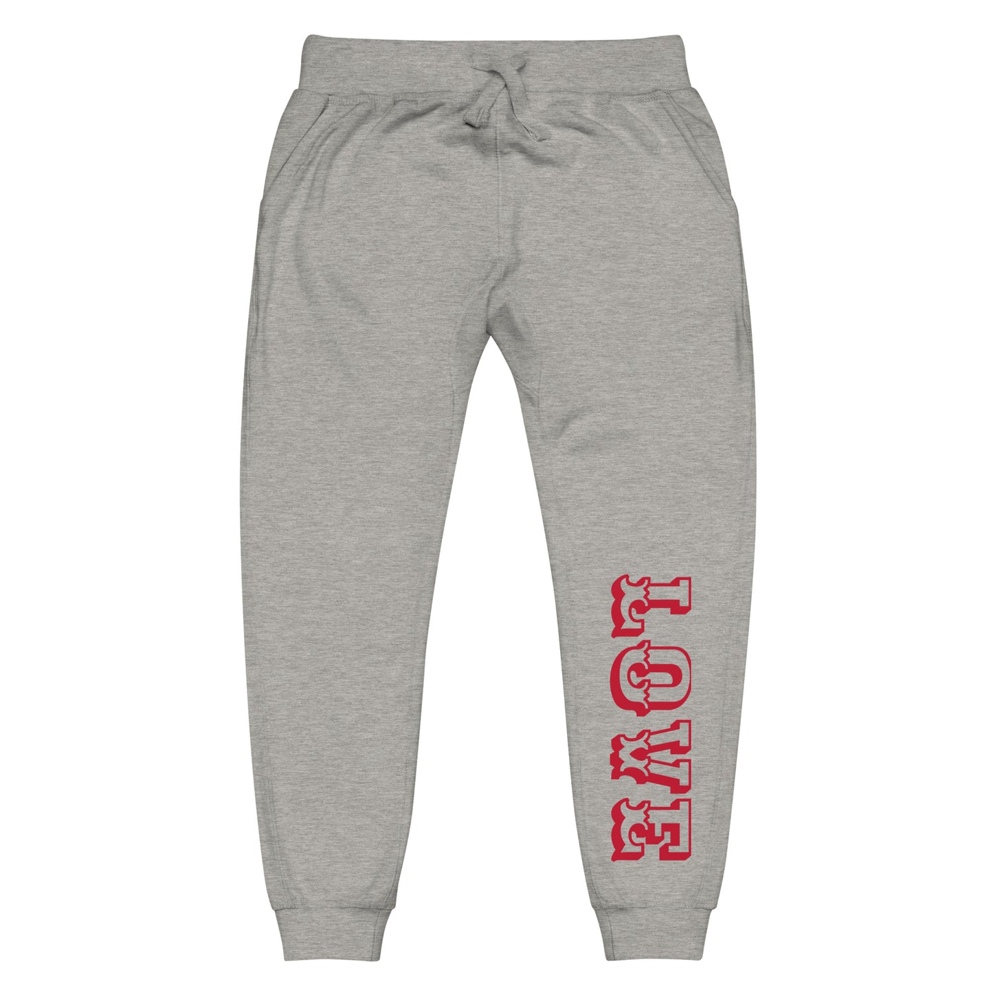 LOVE BY XCLUSIF POETIX Unisex fleece sweatpants