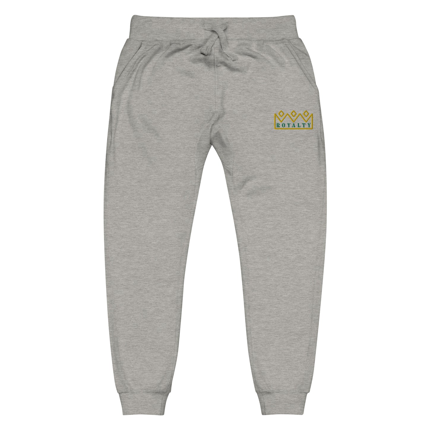 ROYALTY BY XCLUSIF POETIX Embroidery Unisex fleece sweatpants