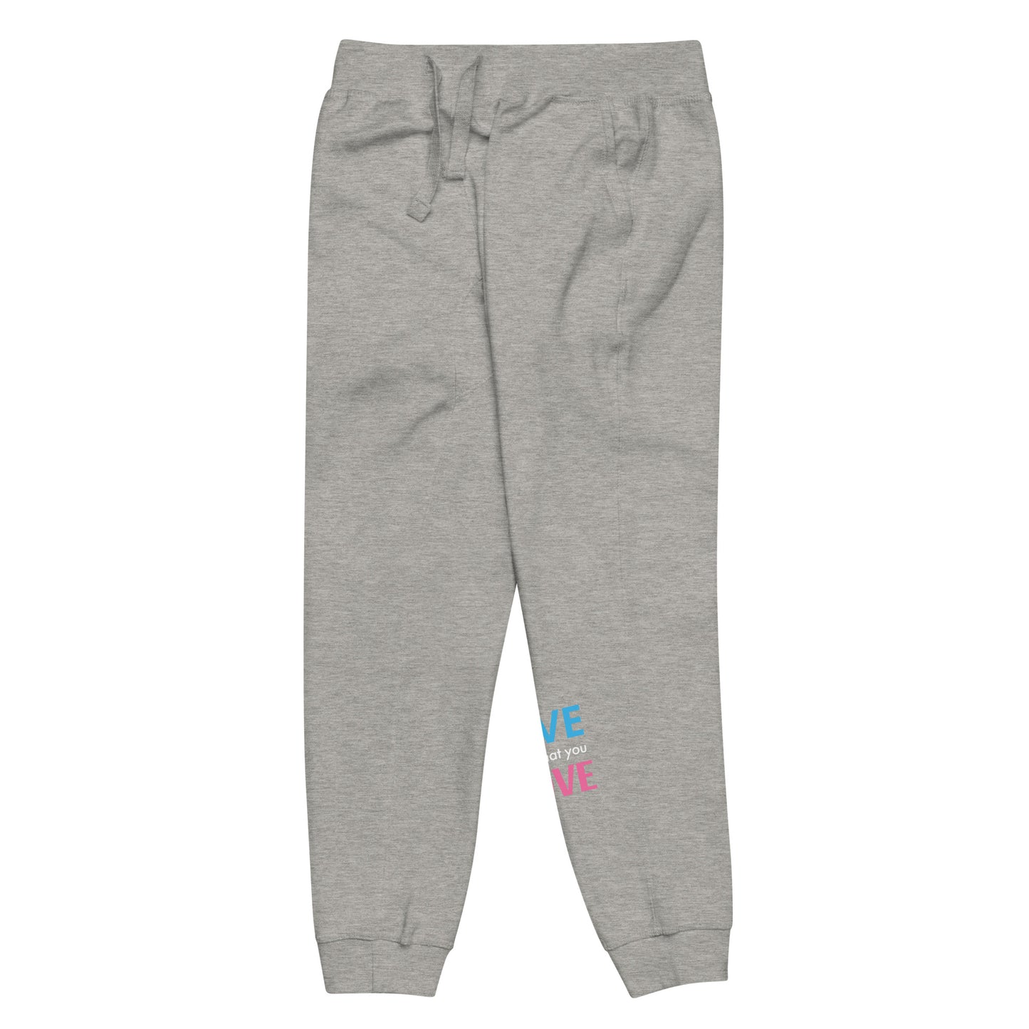 "LIVE FOR WHAT YOU LOVE" BY XCLUSIF POETIX Unisex fleece sweatpants