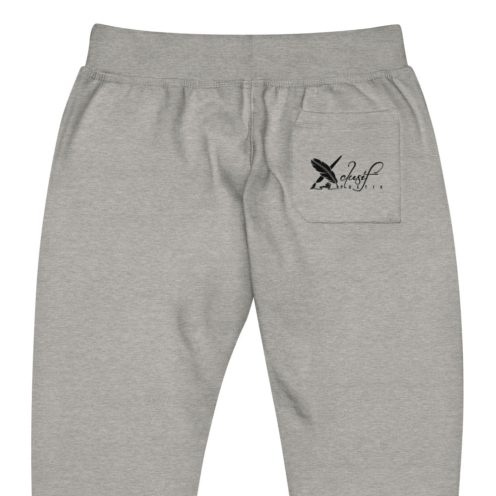 XCLUSIF POETIX BLACK LOGO Unisex fleece sweatpants