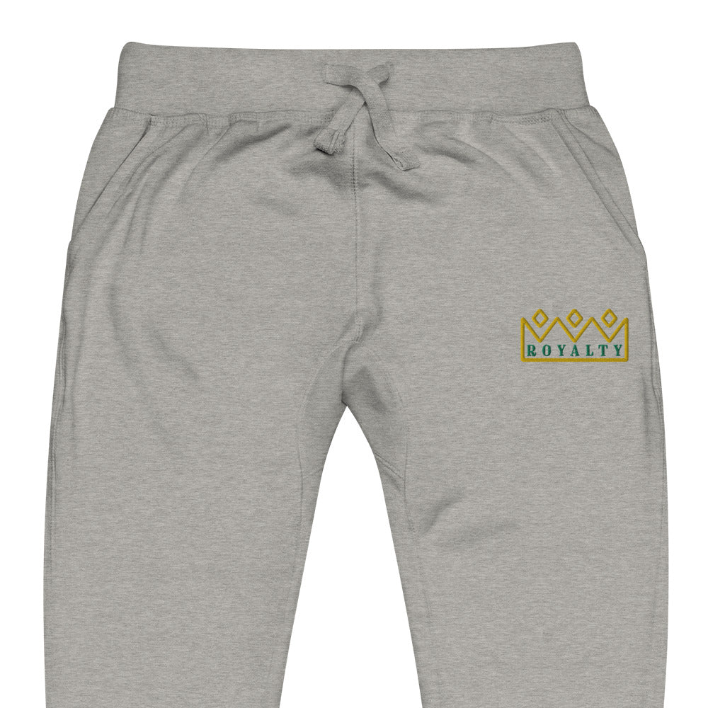 ROYALTY BY XCLUSIF POETIX Embroidery Unisex fleece sweatpants