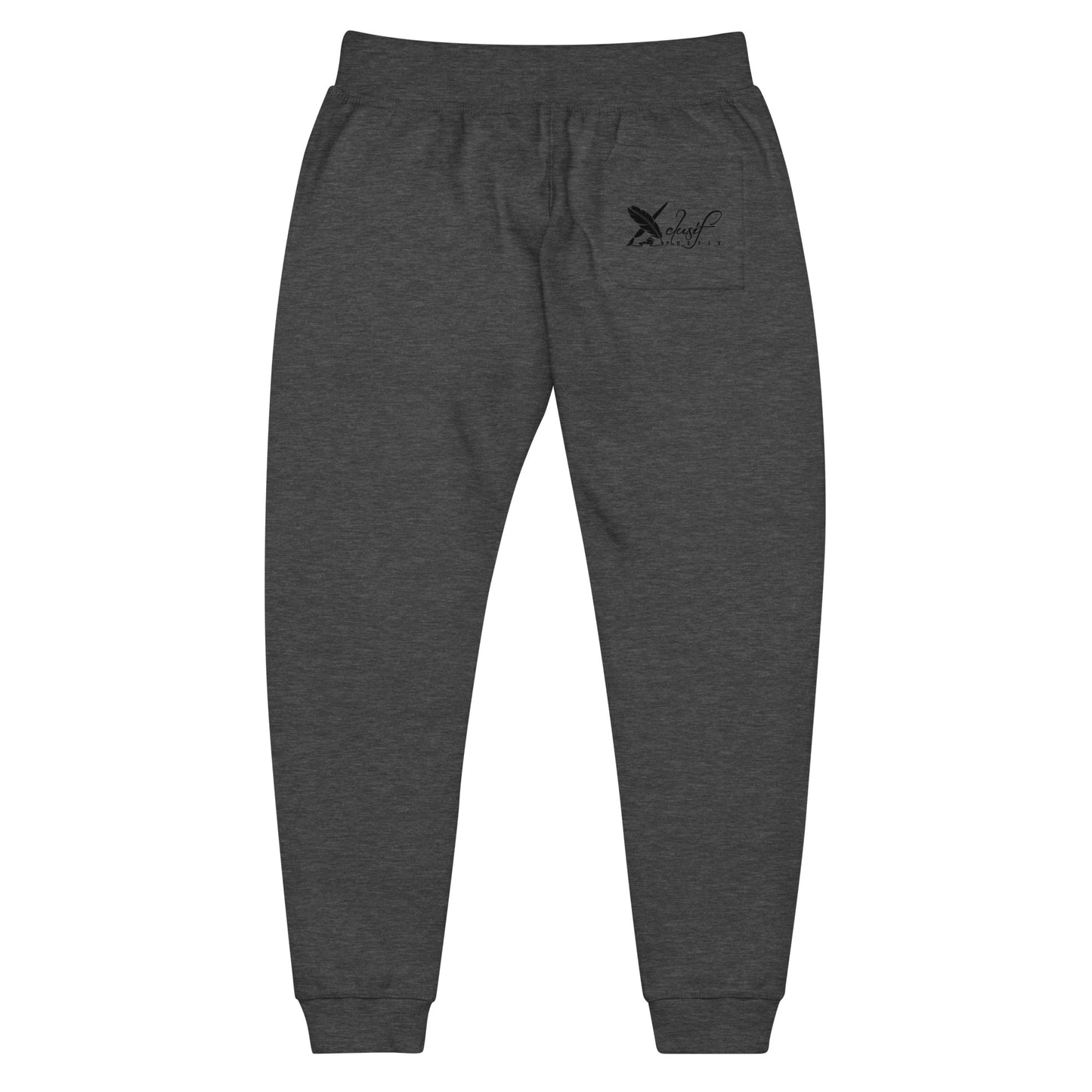 XCLUSIF POETIX BLACK LOGO Unisex fleece sweatpants