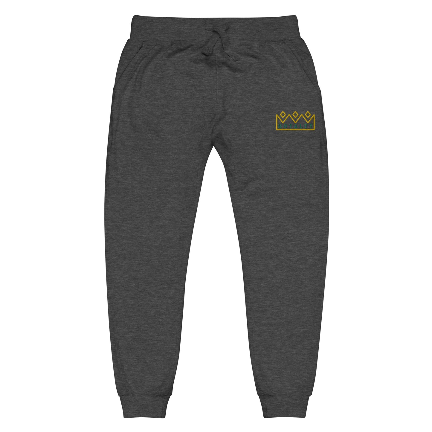 ROYALTY BY XCLUSIF POETIX Embroidery Unisex fleece sweatpants