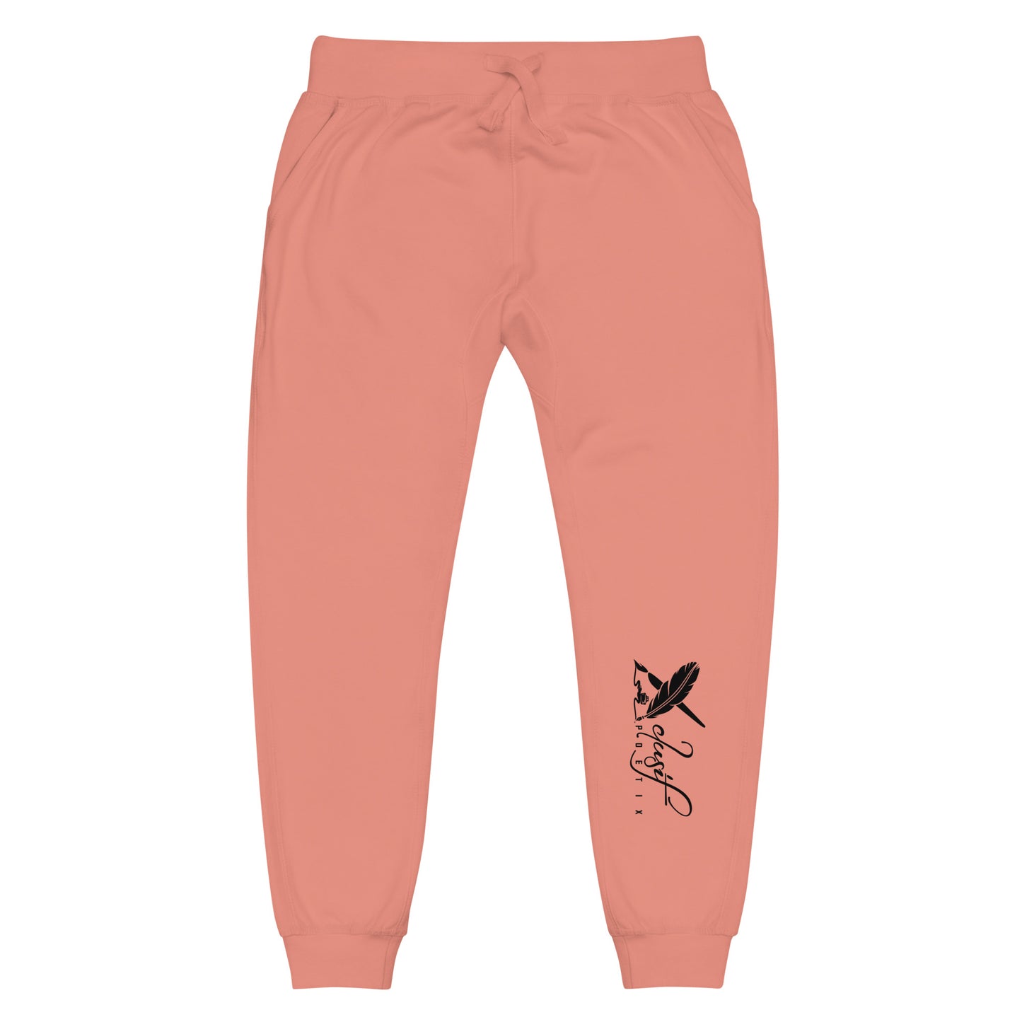 XCLUSIF POETIX BLACK LOGO Unisex fleece sweatpants