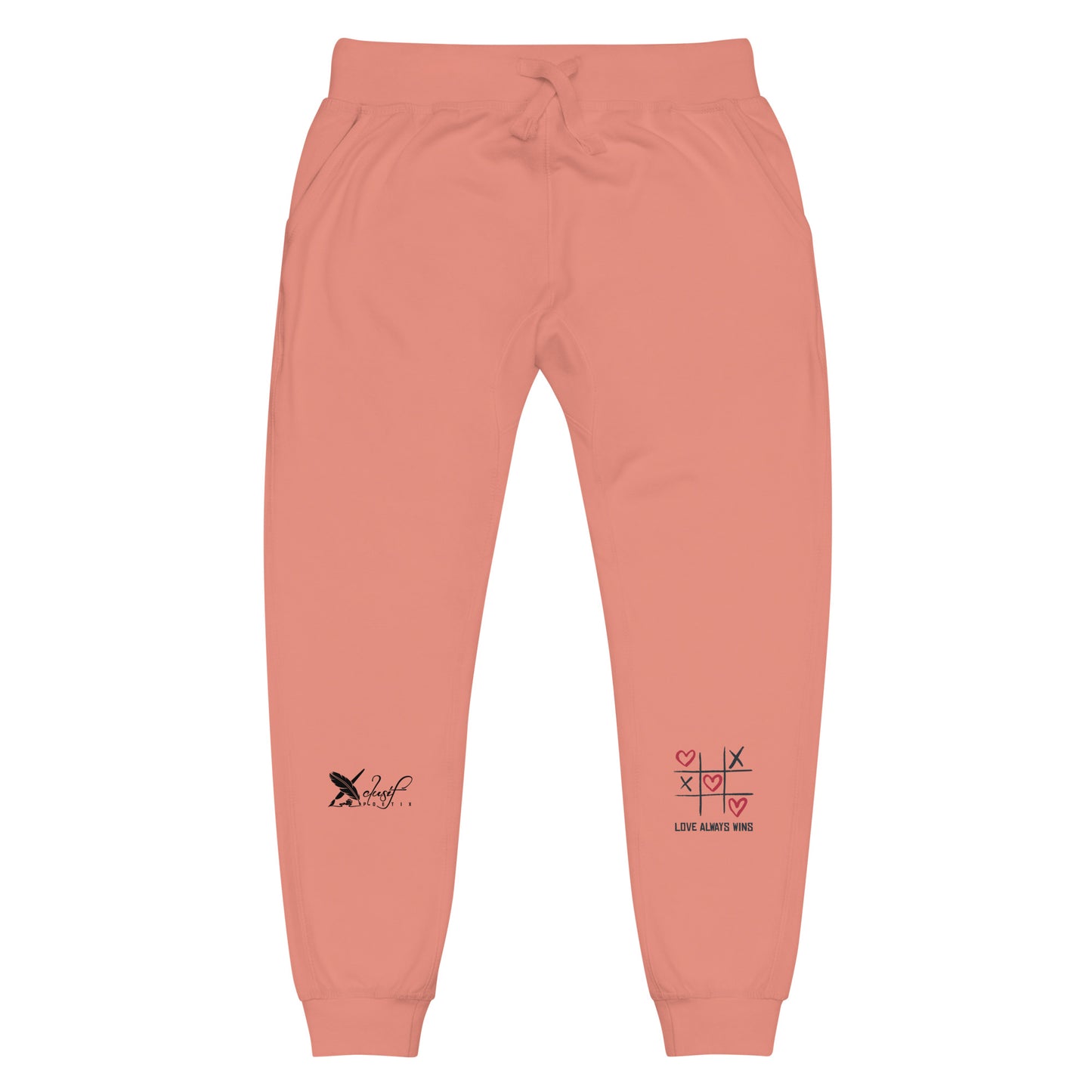 "LOVE ALWAYS WINS" BY XCLUSIF POETIX Unisex fleece sweatpants