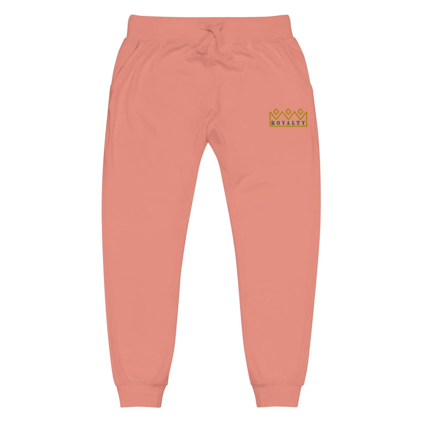 ROYALTY BY XCLUSIF POETIX Embroidery Unisex fleece sweatpants