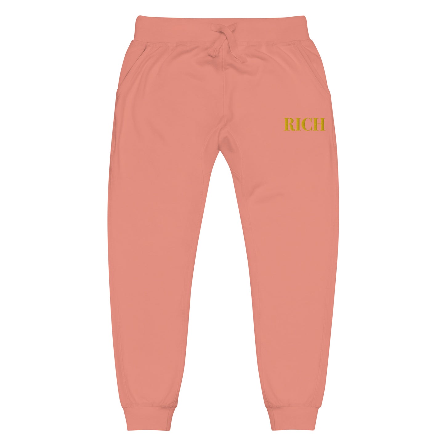 RICH BY XCLUSIF POETIX Embroidery Unisex fleece sweatpants