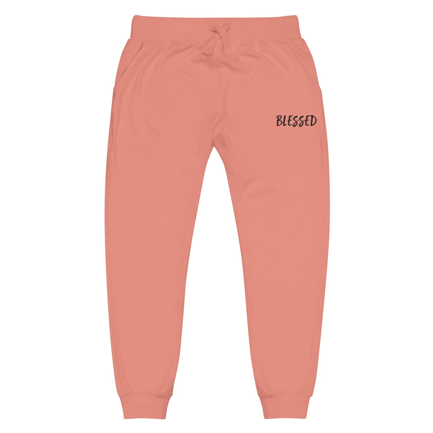 BLESSED BY XCLUSIF POETIX EMBROIDERY Unisex fleece sweatpants