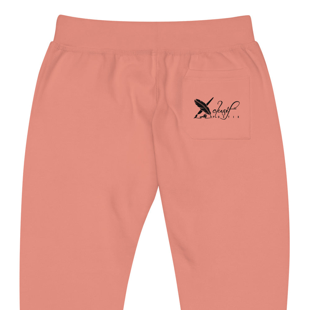 XCLUSIF POETIX BLACK LOGO Unisex fleece sweatpants