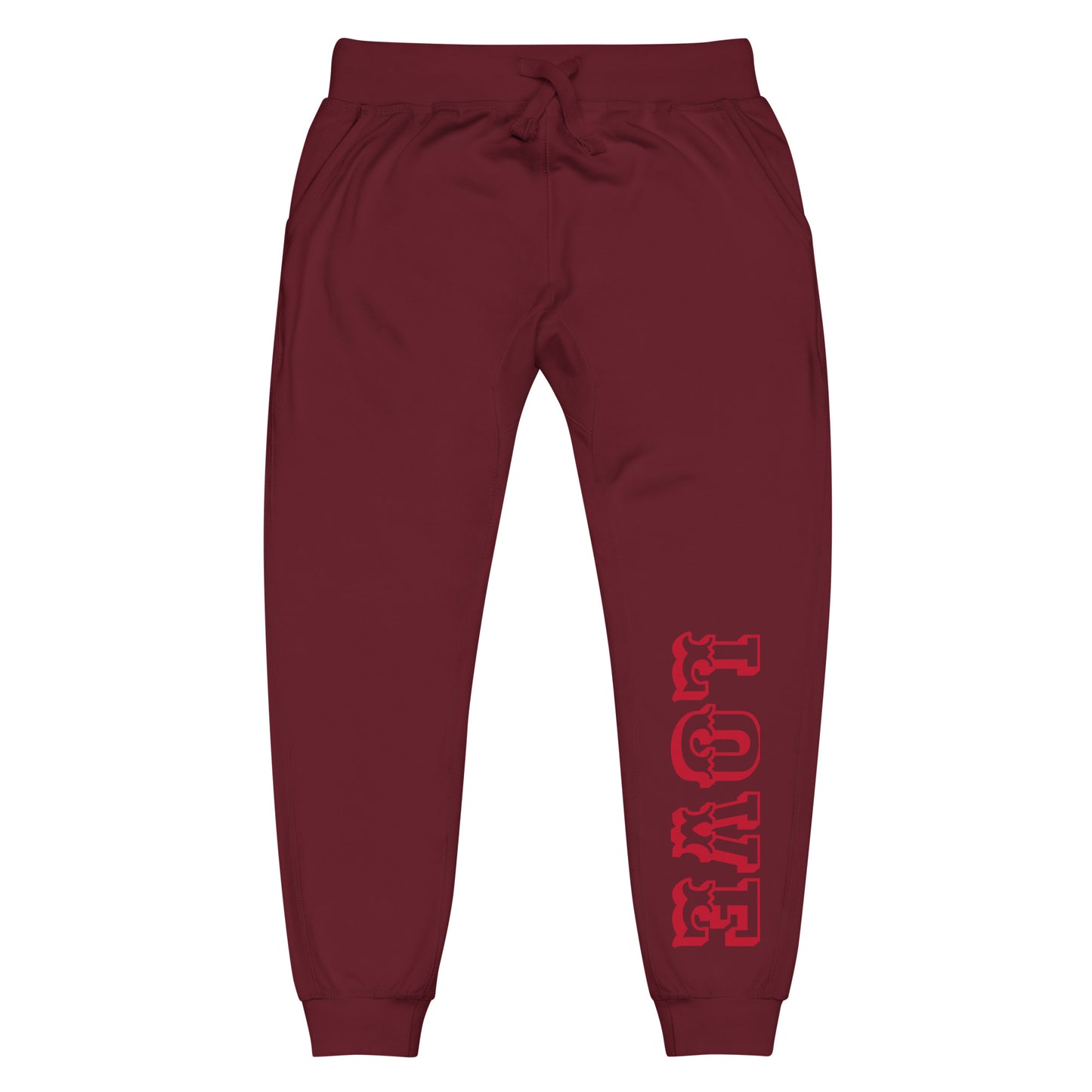 LOVE BY XCLUSIF POETIX Unisex fleece sweatpants