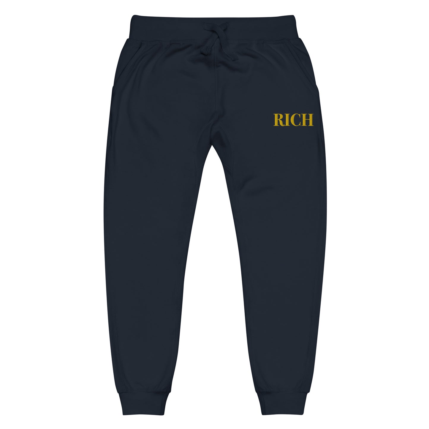 RICH BY XCLUSIF POETIX Embroidery Unisex fleece sweatpants