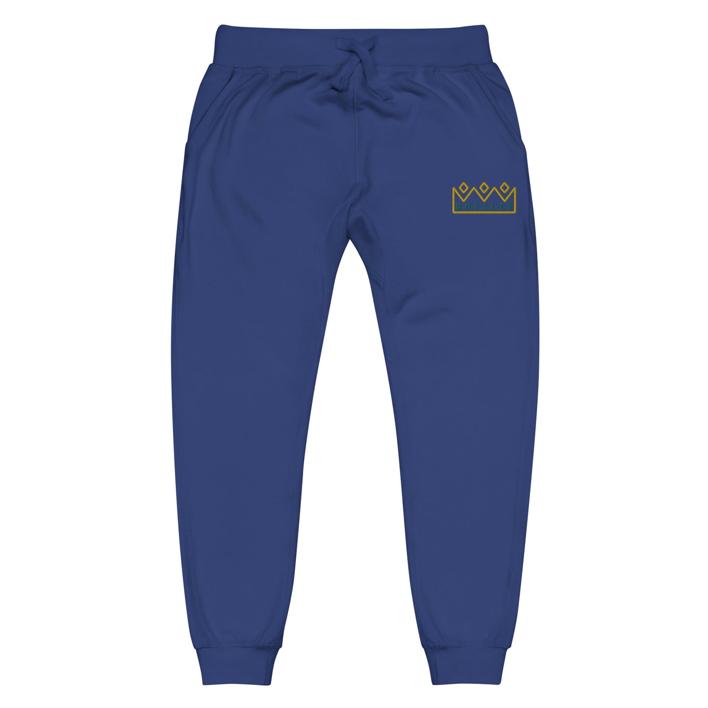 ROYALTY BY XCLUSIF POETIX Embroidery Unisex fleece sweatpants