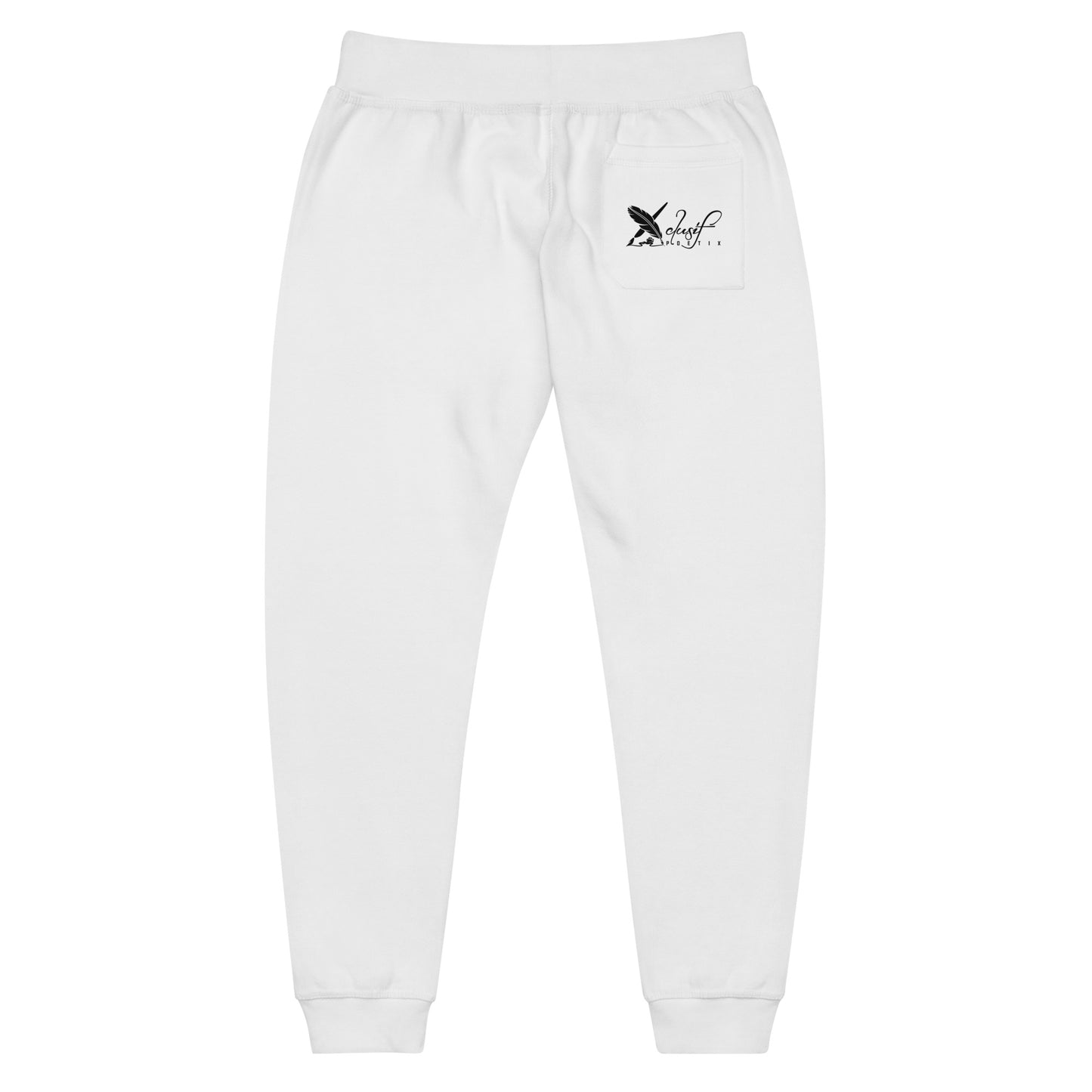 XCLUSIF POETIX BLACK LOGO Unisex fleece sweatpants