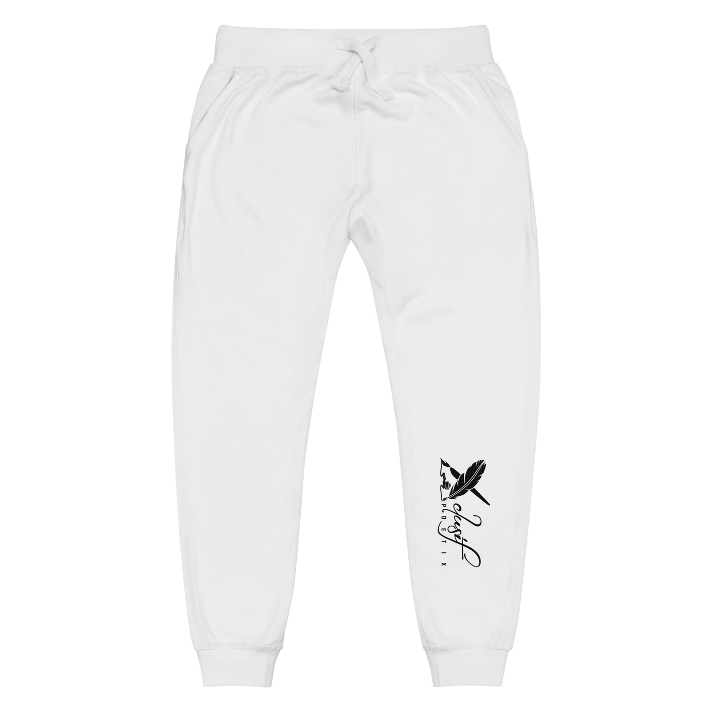 XCLUSIF POETIX BLACK LOGO Unisex fleece sweatpants