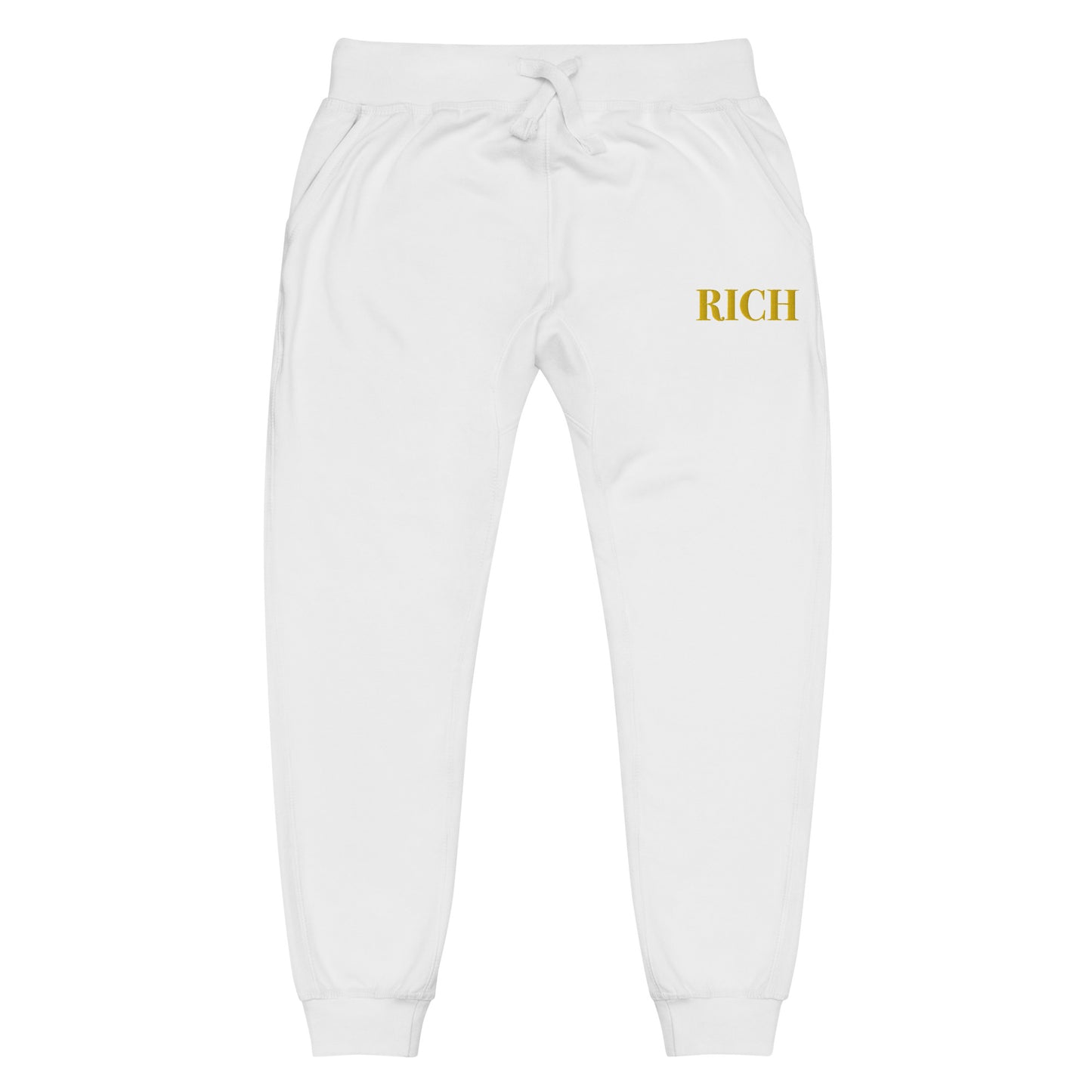 RICH BY XCLUSIF POETIX Embroidery Unisex fleece sweatpants