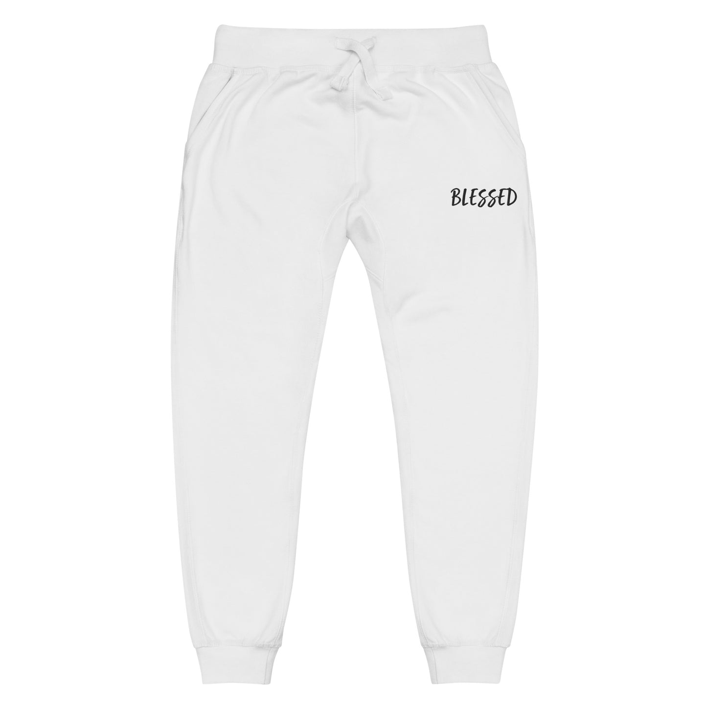 BLESSED BY XCLUSIF POETIX EMBROIDERY Unisex fleece sweatpants