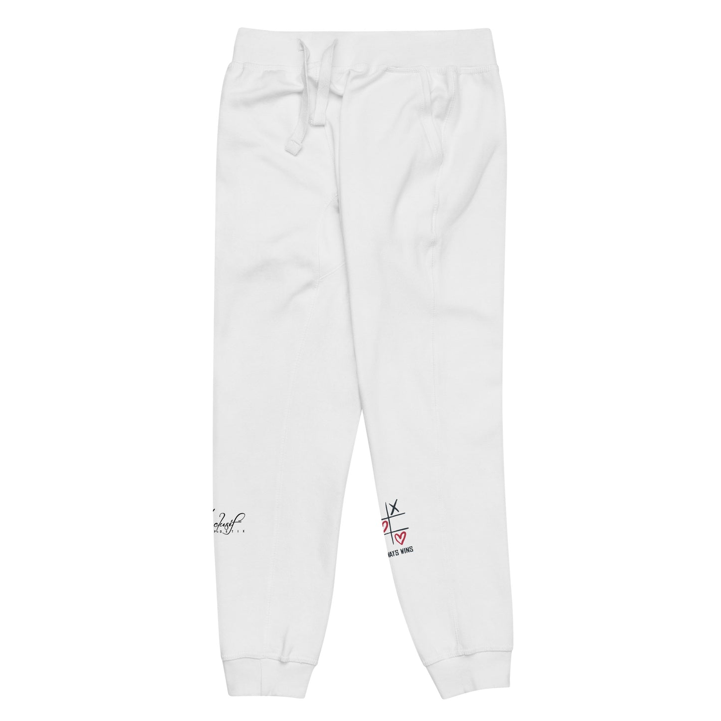 "LOVE ALWAYS WINS" BY XCLUSIF POETIX Unisex fleece sweatpants