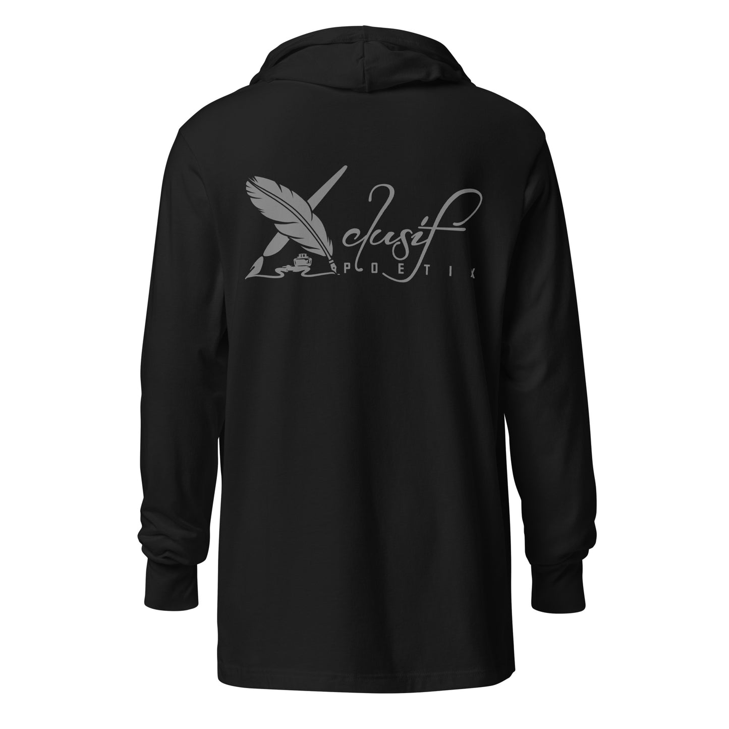 "SHINE BRIGHT LIKE A DIAMOND" BY XCLUSIF POETIX Hooded long-sleeve tee