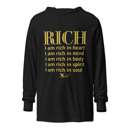 RICH BY XCLUSIF POETIX Hooded long-sleeve tee