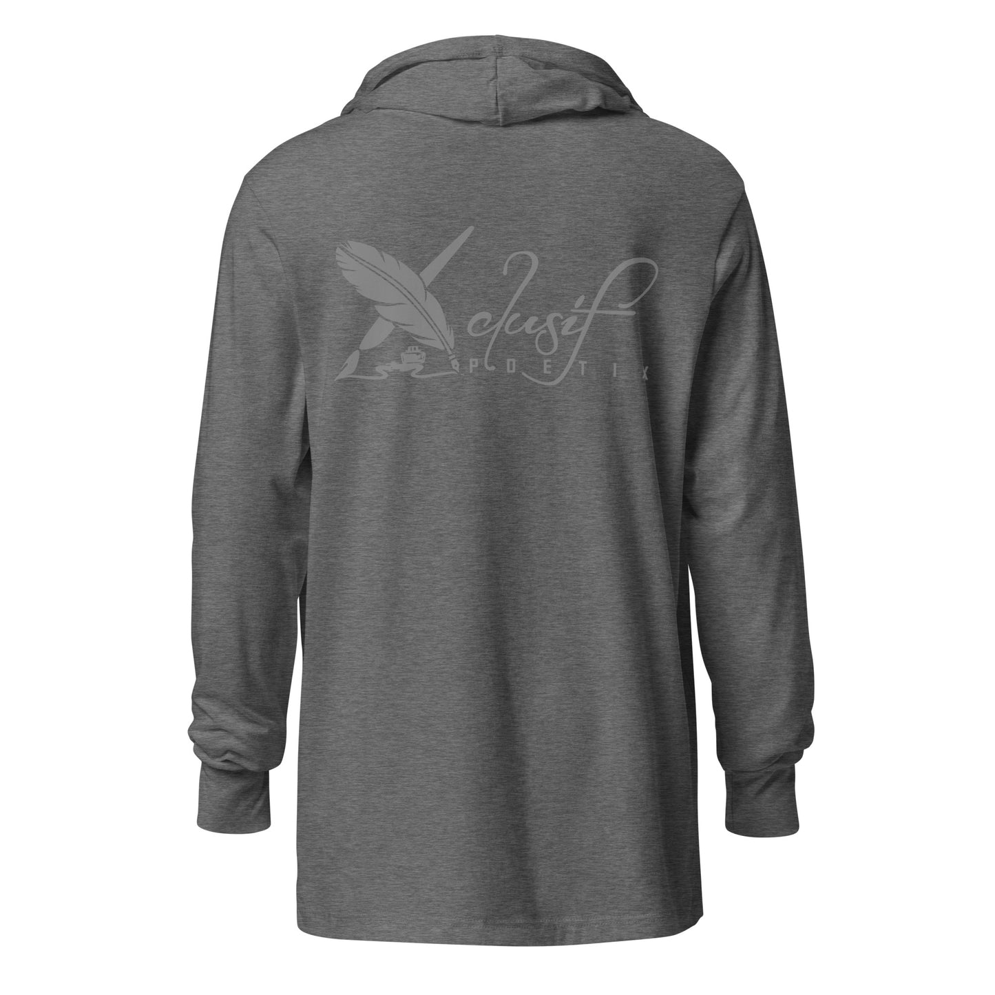 "SHINE BRIGHT LIKE A DIAMOND" BY XCLUSIF POETIX Hooded long-sleeve tee