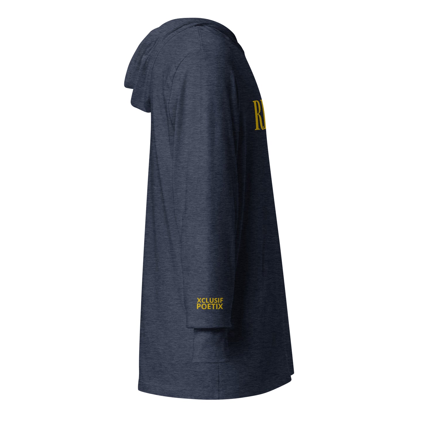 RICH BY XCLUSIF POETIX Embroidery Hooded long-sleeve tee