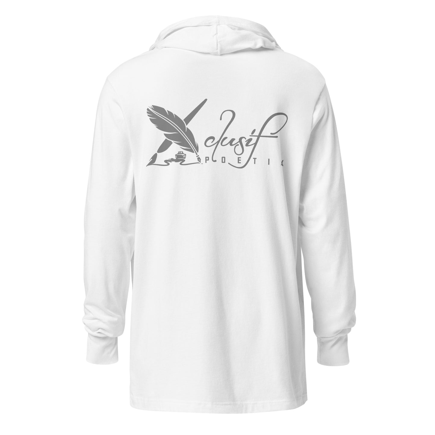 "SHINE BRIGHT LIKE A DIAMOND" BY XCLUSIF POETIX Hooded long-sleeve tee