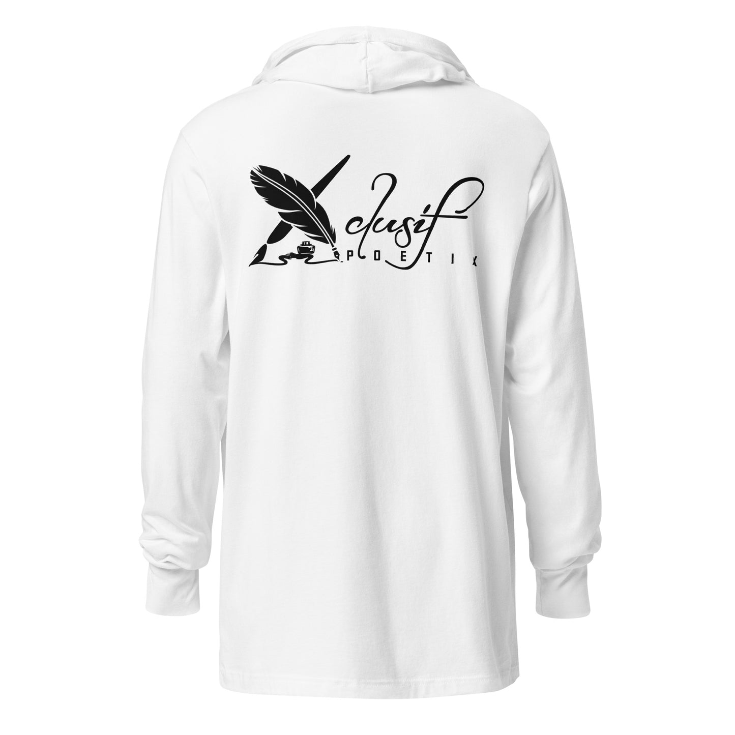 "LOVE ALWAYS WINS" BY XCLUSIF POETIX Hooded long-sleeve tee