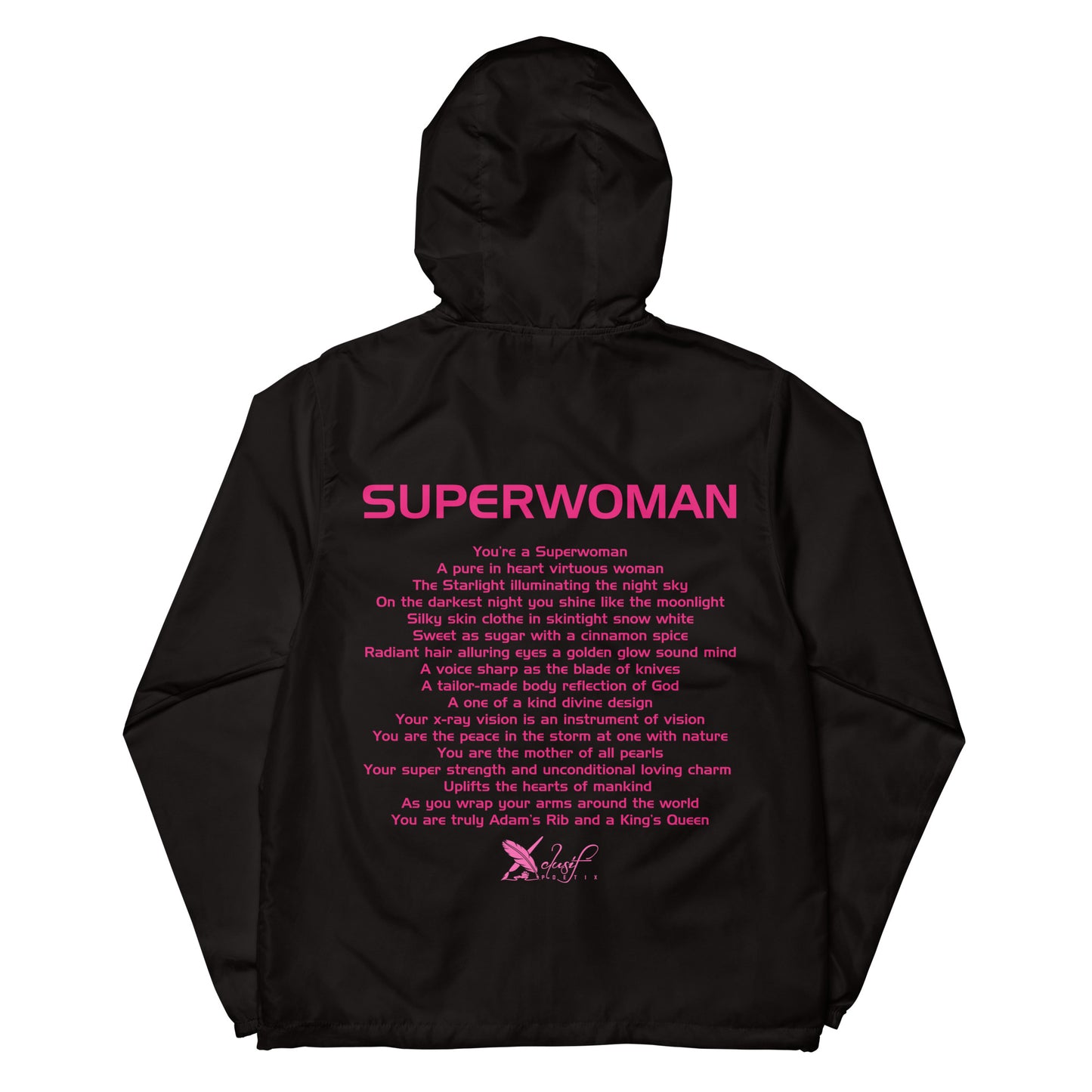 SUPERWOMAN BY XCLUSIF POETIX Unisex lightweight zip up windbreaker