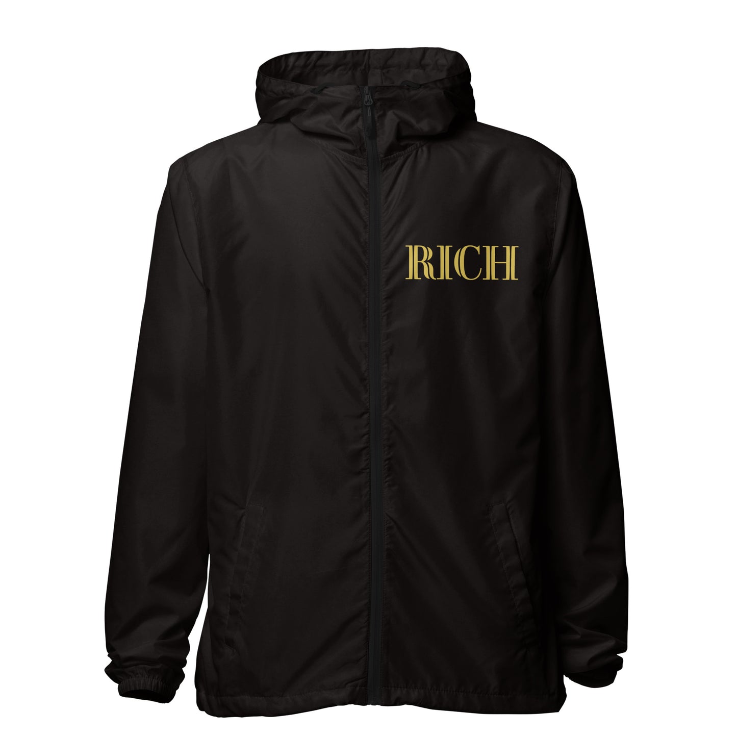 RICH BY XCLUSIF POETIX Unisex lightweight zip up windbreaker