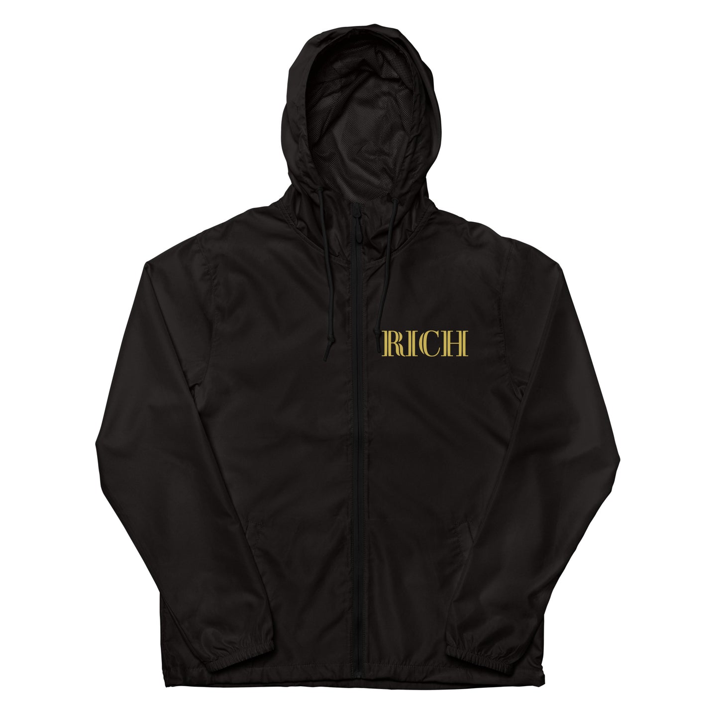 RICH BY XCLUSIF POETIX Unisex lightweight zip up windbreaker