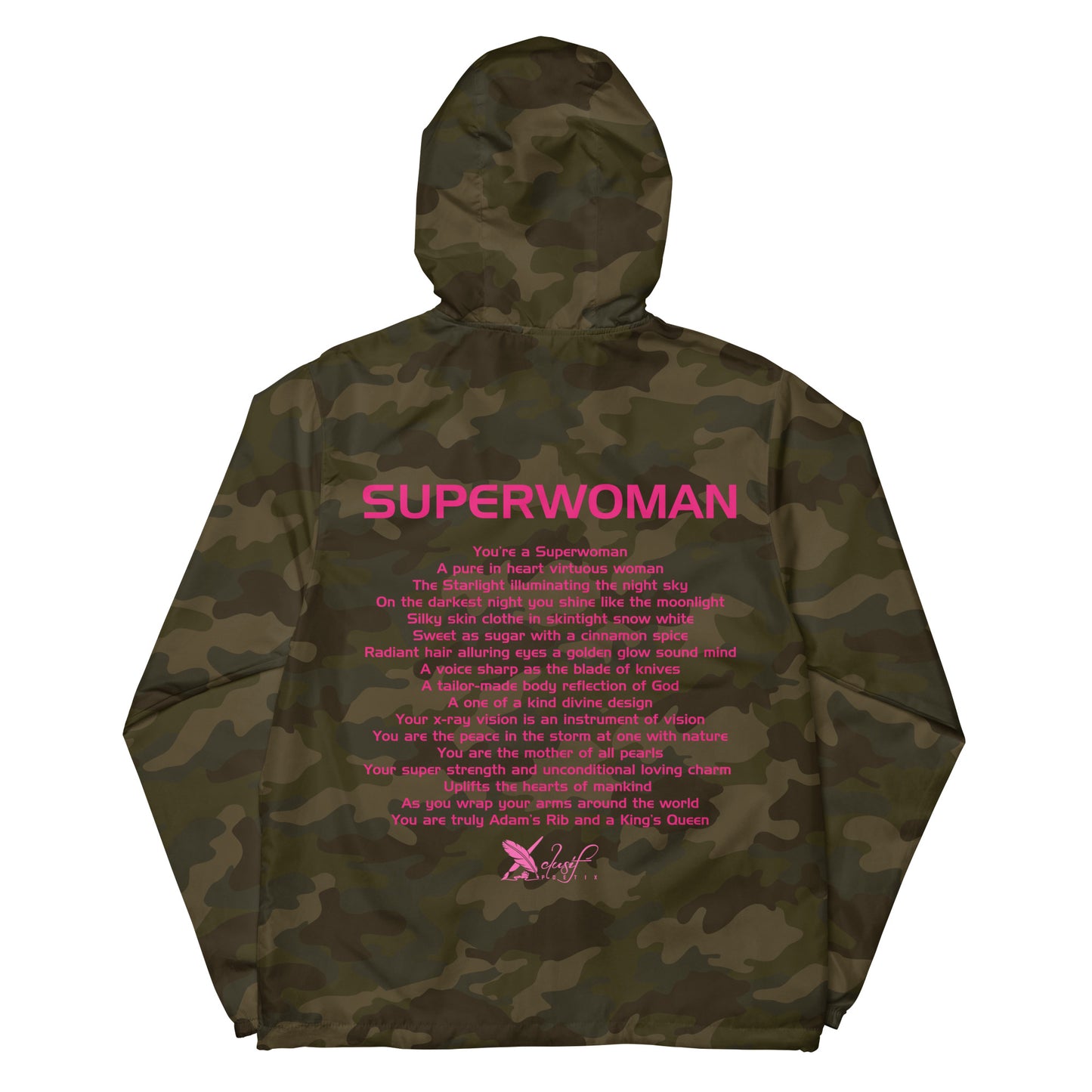 SUPERWOMAN BY XCLUSIF POETIX Unisex lightweight zip up windbreaker