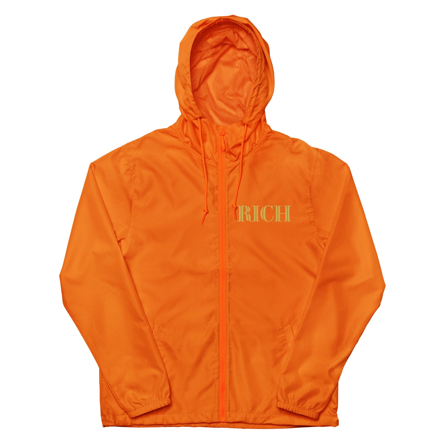 RICH BY XCLUSIF POETIX Unisex lightweight zip up windbreaker