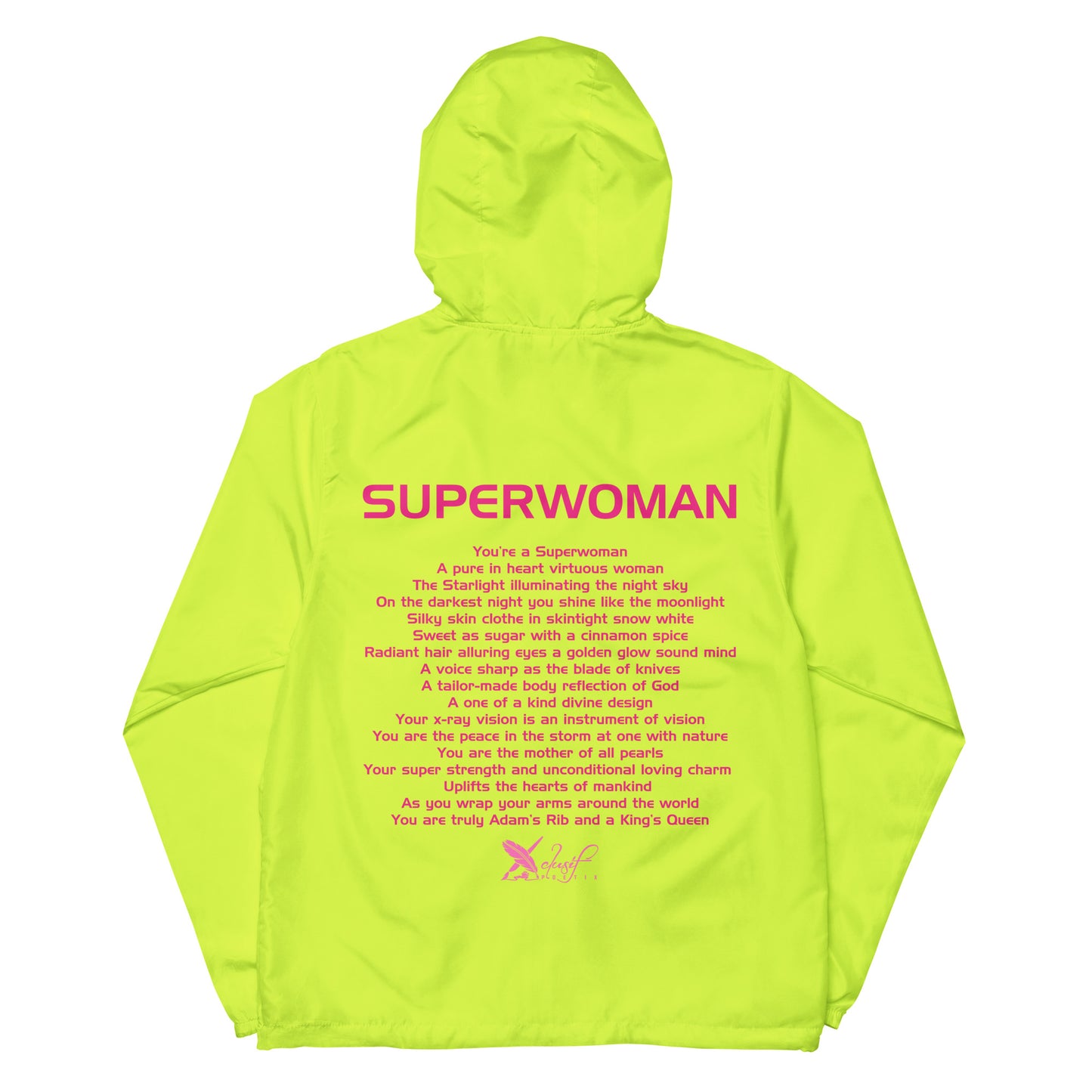 SUPERWOMAN BY XCLUSIF POETIX Unisex lightweight zip up windbreaker