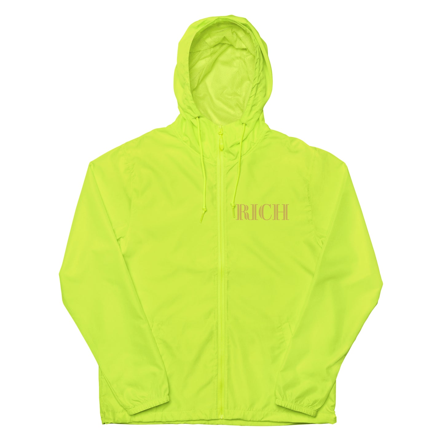 RICH BY XCLUSIF POETIX Unisex lightweight zip up windbreaker