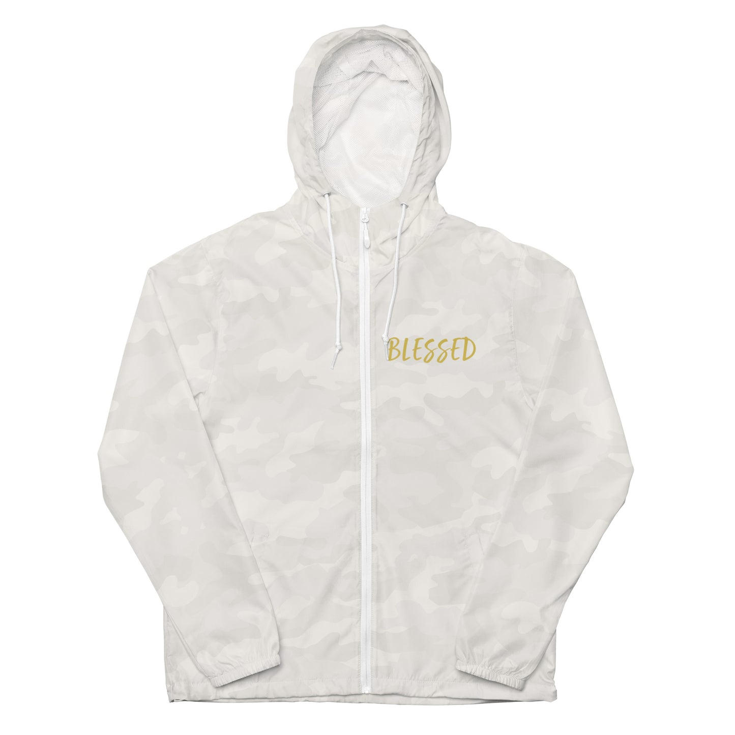 BLESSED BY XCLUSIF POETIX Unisex lightweight zip up windbreaker