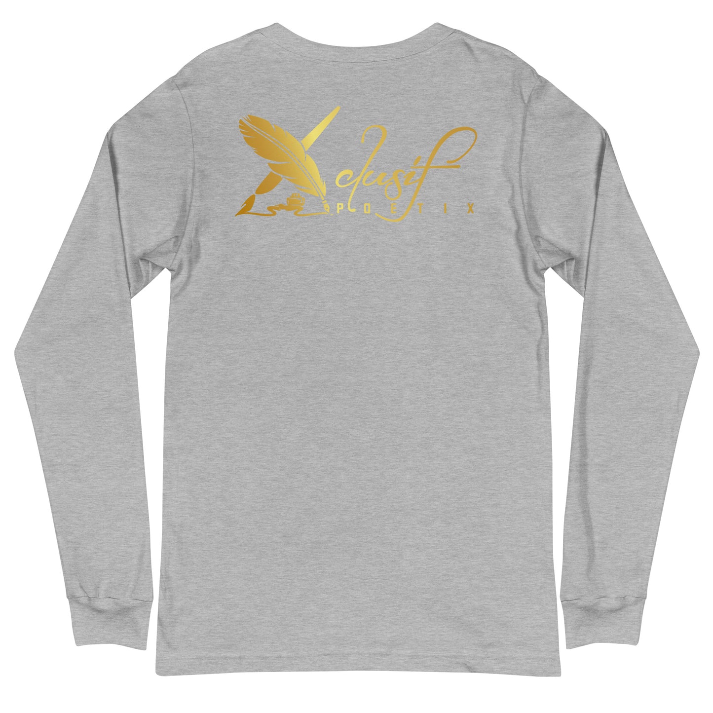 BLESSED BY XCLUSIF POETIX Unisex Long Sleeve Tee