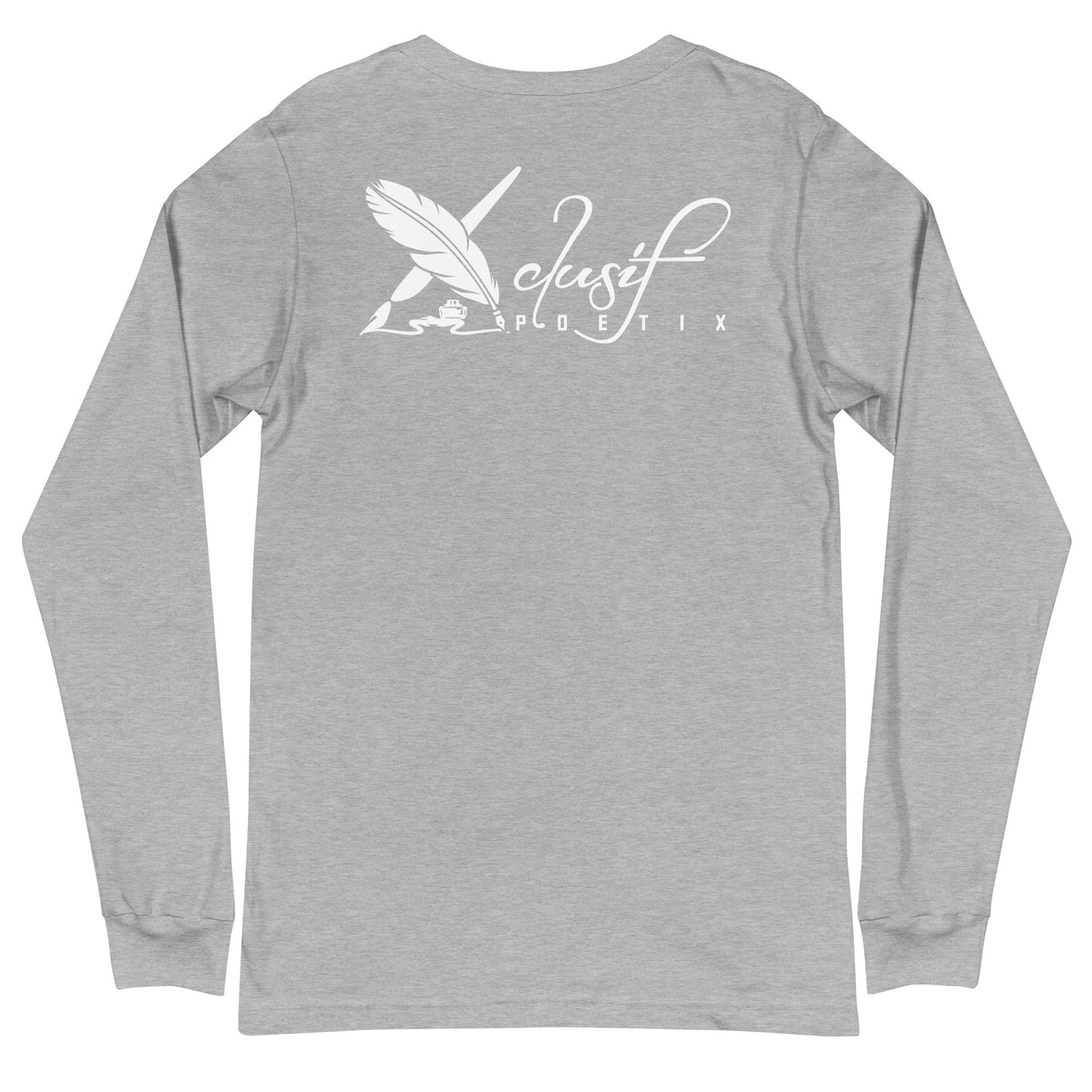 "LIVE FOR WHAT YOU LOVE" BY XCLUSIF POETIX Unisex Long Sleeve Tee