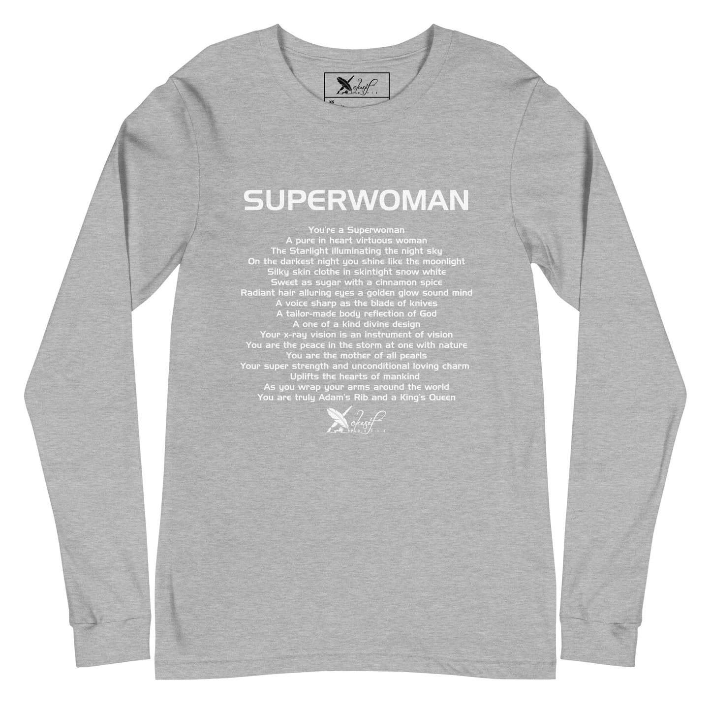 SUPERWOMAN BY XCLUSIF POETIX Unisex Long Sleeve Tee