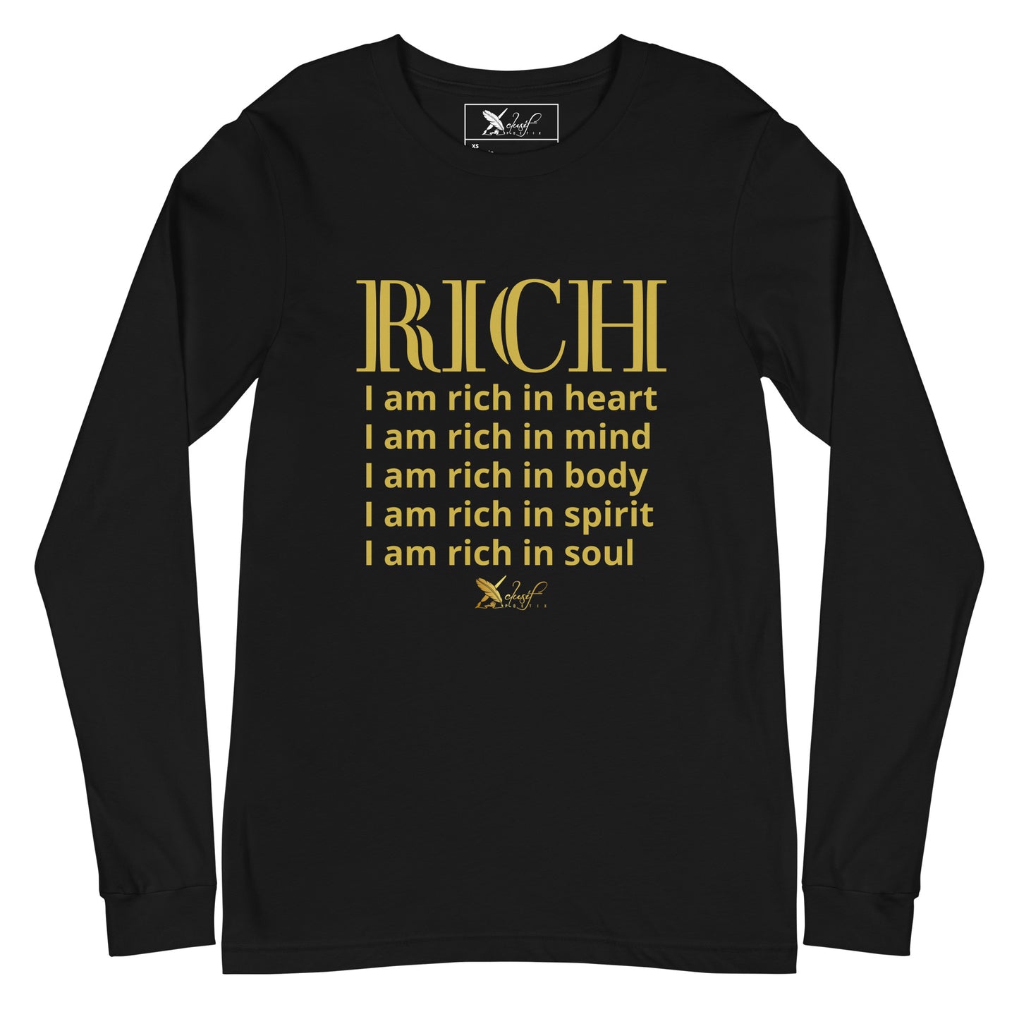 RICH BY XCLUSIF POETIX Unisex Long Sleeve Tee