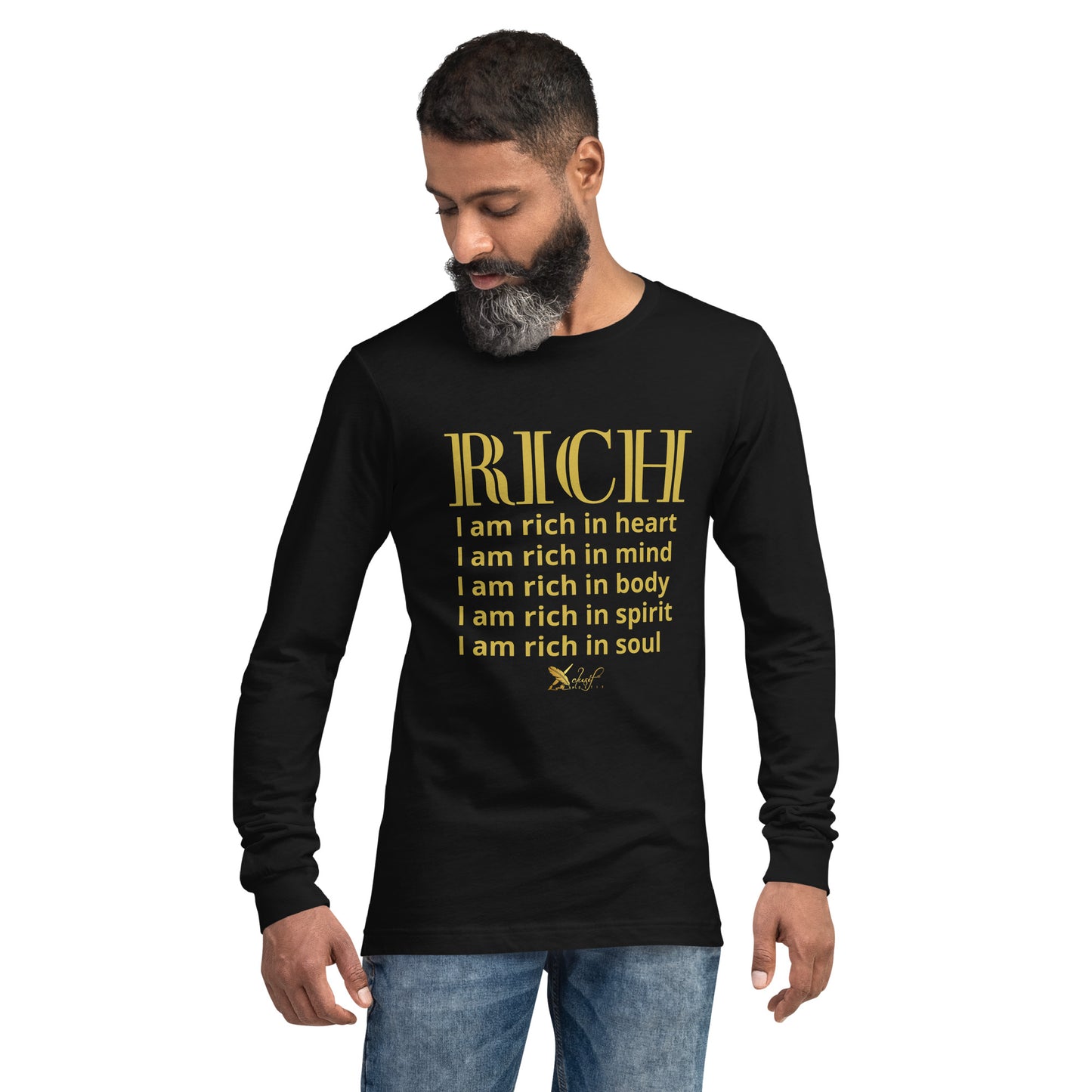 RICH BY XCLUSIF POETIX Unisex Long Sleeve Tee