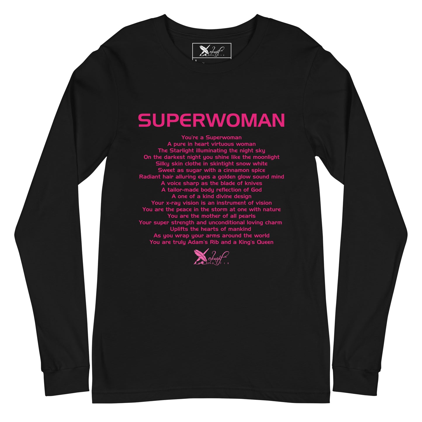 SUPERWOMAN BY XCLUSIF POETIX Unisex Long Sleeve Tee