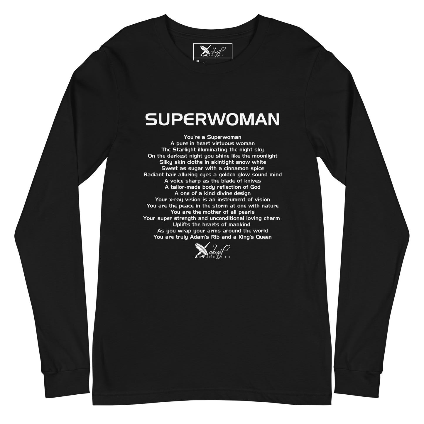 SUPERWOMAN BY XCLUSIF POETIX Unisex Long Sleeve Tee