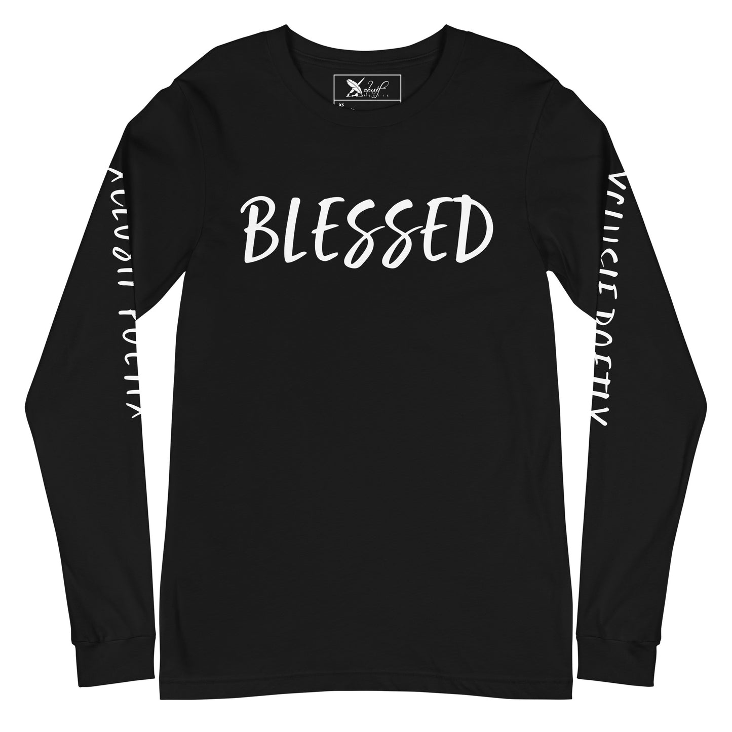 BLESSED BY XCLUSIF POETIX Unisex Long Sleeve Tee