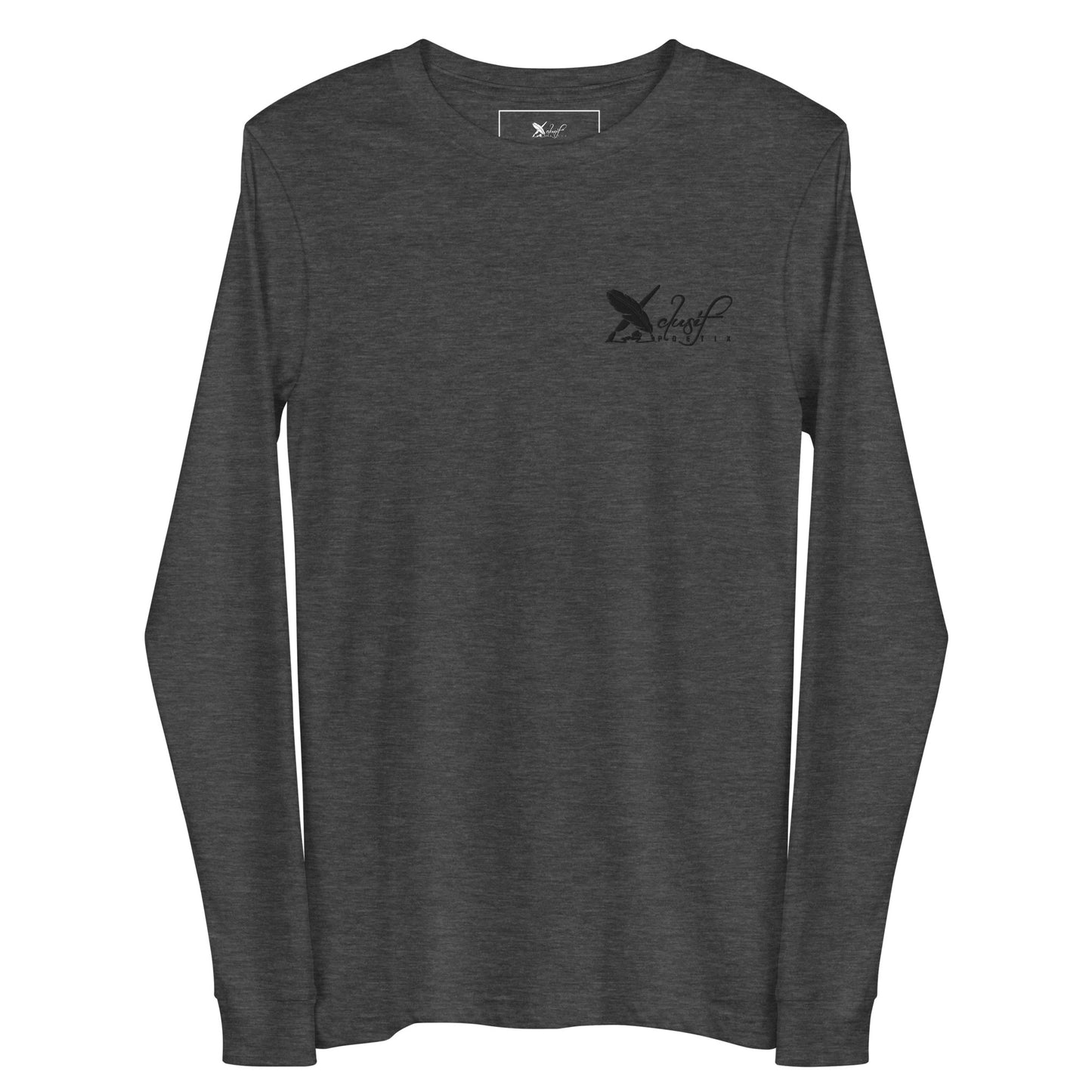 XCLUSIF POETIX BLACK LOGO Unisex Long Sleeve Tee