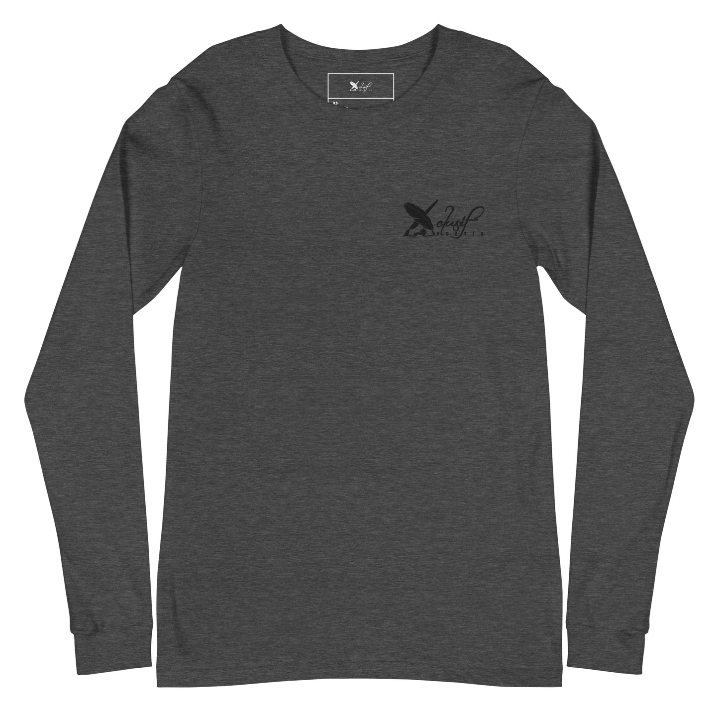 XCLUSIF POETIX BLACK LOGO Unisex Long Sleeve Tee